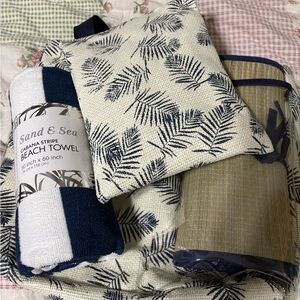 Sand & Sea beach bag with towel , mat and pillow